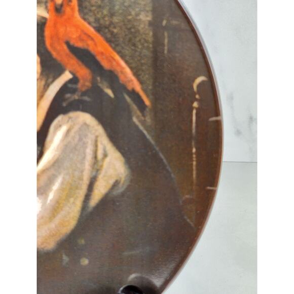 Wall Decor Plate The Ship Builder Year 1980 Fine China 8 1/2" Norman Rockwell - Picture 7 of 13